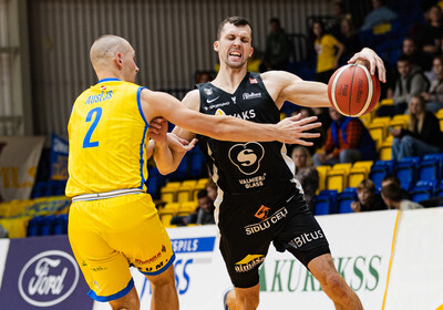 LAT-EST: VALMIERA GLASS VIA - BK Ventspils (Foto: Dāvis Lejasmeiers)