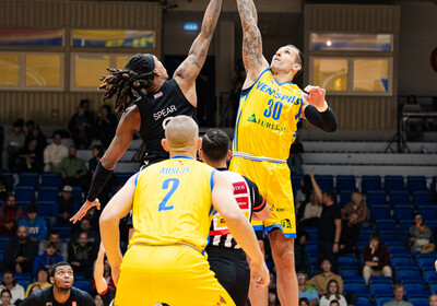 LAT-EST: VALMIERA GLASS VIA - BK Ventspils (Foto: Dāvis Lejasmeiers)