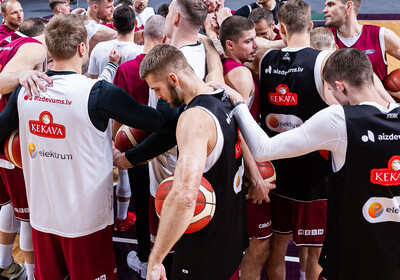 Mūsējie Latvijas vīriešu valstsvienībā, FIBA Eurobasket 2025 kvalifikācija (Foto: Latvijas Basketbola savienība)