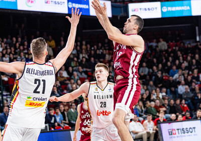 Mūsējie Latvijas vīriešu valstsvienībā, FIBA Eurobasket 2025 kvalifikācija (Foto: Latvijas Basketbola savienība)