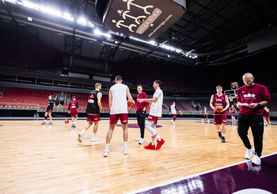 Mūsējie Latvijas vīriešu valstsvienībā, FIBA Eurobasket 2025 kvalifikācija (Foto: Latvijas Basketbola savienība)