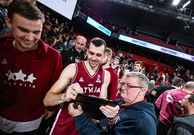 Mūsējie Latvijas vīriešu valstsvienībā, FIBA Eurobasket 2025 kvalifikācija (Foto: Latvijas Basketbola savienība)