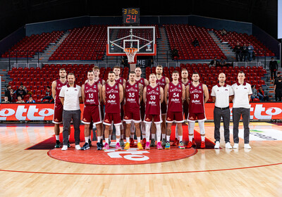 Mūsējie Latvijas vīriešu valstsvienībā, FIBA Eurobasket 2025 kvalifikācija (Foto: Latvijas Basketbola savienība)