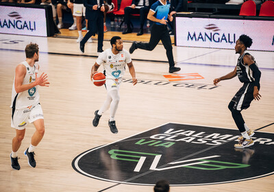 ENBL: VALMIERA GLASS VIA - Newcastle Eagles. Foto: Mareks Blūzmanis