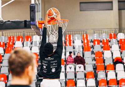 ENBL: VALMIERA GLASS VIA - Newcastle Eagles. Foto: Mareks Blūzmanis