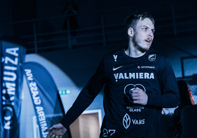 ENBL: VALMIERA GLASS VIA - Newcastle Eagles. Foto: Mareks Blūzmanis