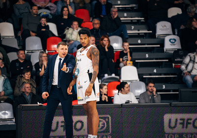 ENBL: VALMIERA GLASS VIA - Newcastle Eagles. Foto: Mareks Blūzmanis