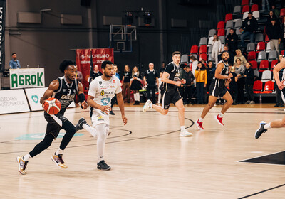 ENBL: VALMIERA GLASS VIA - Newcastle Eagles. Foto: Mareks Blūzmanis