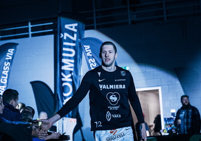 ENBL: VALMIERA GLASS VIA - Newcastle Eagles. Foto: Mareks Blūzmanis