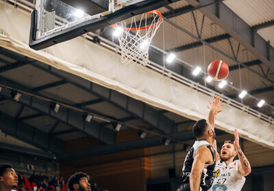 ENBL: VALMIERA GLASS VIA - Newcastle Eagles. Foto: Mareks Blūzmanis