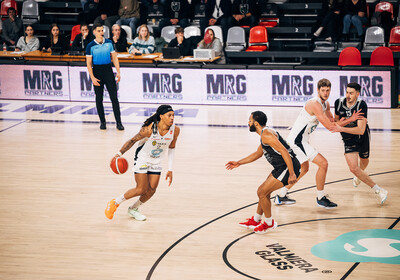 ENBL: VALMIERA GLASS VIA - Newcastle Eagles. Foto: Mareks Blūzmanis