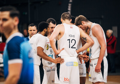 ENBL: VALMIERA GLASS VIA - Newcastle Eagles. Foto: Mareks Blūzmanis