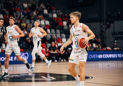 ENBL: VALMIERA GLASS VIA - Newcastle Eagles. Foto: Mareks Blūzmanis