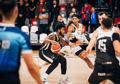 ENBL: VALMIERA GLASS VIA - Newcastle Eagles. Foto: Mareks Blūzmanis