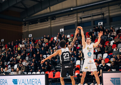 ENBL: VALMIERA GLASS VIA - Newcastle Eagles. Foto: Mareks Blūzmanis