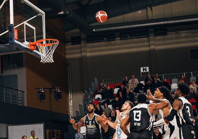 ENBL: VALMIERA GLASS VIA - Newcastle Eagles. Foto: Mareks Blūzmanis