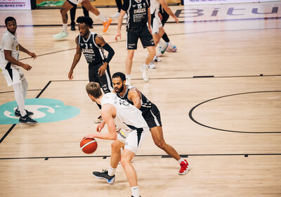 ENBL: VALMIERA GLASS VIA - Newcastle Eagles. Foto: Mareks Blūzmanis