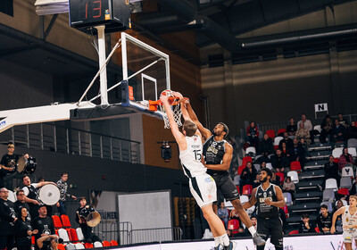 ENBL: VALMIERA GLASS VIA - Newcastle Eagles. Foto: Mareks Blūzmanis