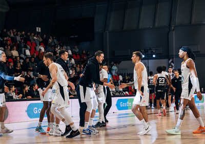 ENBL: VALMIERA GLASS VIA - Newcastle Eagles. Foto: Mareks Blūzmanis