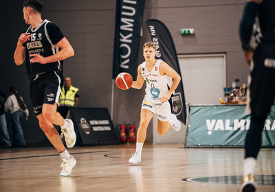 ENBL: VALMIERA GLASS VIA - Newcastle Eagles. Foto: Mareks Blūzmanis