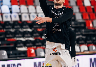 ENBL: VALMIERA GLASS VIA - Newcastle Eagles. Foto: Mareks Blūzmanis