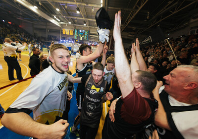 Latvijas Basketbola Užavas kausa fināls: VALMIERA GLASS VIA : BK Ventspils (21.02.2026.) Foto: Nauris Slokenbergs, Mārtiņš Goldbergs