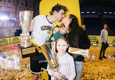 Latvijas Basketbola Užavas kausa fināls: VALMIERA GLASS VIA : BK Ventspils (21.02.2026.) Foto: Nauris Slokenbergs, Mārtiņš Goldbergs