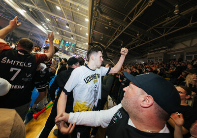 Latvijas Basketbola Užavas kausa fināls: VALMIERA GLASS VIA : BK Ventspils (21.02.2026.) Foto: Nauris Slokenbergs, Mārtiņš Goldbergs