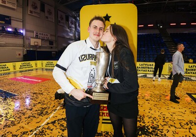 Latvijas Basketbola Užavas kausa fināls: VALMIERA GLASS VIA : BK Ventspils (21.02.2026.) Foto: Nauris Slokenbergs, Mārtiņš Goldbergs