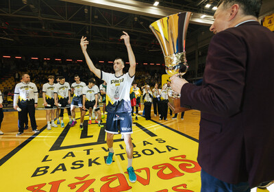 Latvijas Basketbola Užavas kausa fināls: VALMIERA GLASS VIA : BK Ventspils (21.02.2026.) Foto: Nauris Slokenbergs, Mārtiņš Goldbergs