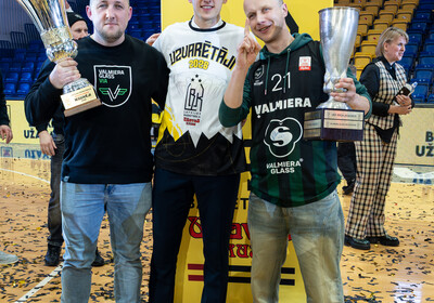 Latvijas Basketbola Užavas kausa fināls: VALMIERA GLASS VIA : BK Ventspils (21.02.2026.) Foto: Nauris Slokenbergs, Mārtiņš Goldbergs