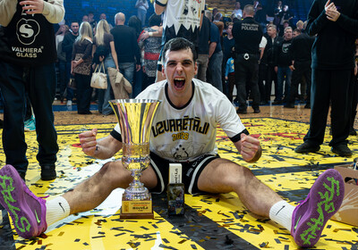 Latvijas Basketbola Užavas kausa fināls: VALMIERA GLASS VIA : BK Ventspils (21.02.2026.) Foto: Nauris Slokenbergs, Mārtiņš Goldbergs