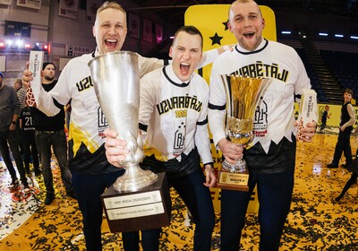 Latvijas Basketbola Užavas kausa fināls: VALMIERA GLASS VIA : BK Ventspils (21.02.2026.) Foto: Nauris Slokenbergs, Mārtiņš Goldbergs