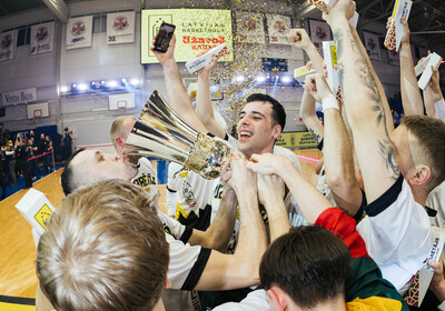 Latvijas Basketbola Užavas kausa fināls: VALMIERA GLASS VIA : BK Ventspils (21.02.2026.) Foto: Nauris Slokenbergs, Mārtiņš Goldbergs