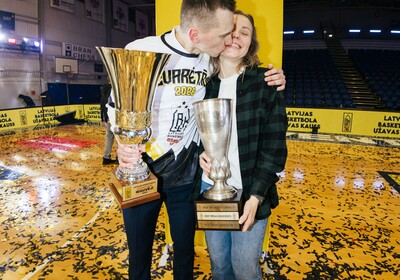 Latvijas Basketbola Užavas kausa fināls: VALMIERA GLASS VIA : BK Ventspils (21.02.2026.) Foto: Nauris Slokenbergs, Mārtiņš Goldbergs