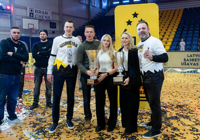 Latvijas Basketbola Užavas kausa fināls: VALMIERA GLASS VIA : BK Ventspils (21.02.2026.) Foto: Nauris Slokenbergs, Mārtiņš Goldbergs