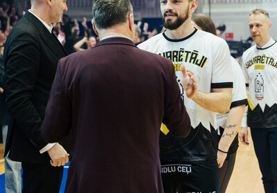 Latvijas Basketbola Užavas kausa fināls: VALMIERA GLASS VIA : BK Ventspils (21.02.2026.) Foto: Nauris Slokenbergs, Mārtiņš Goldbergs