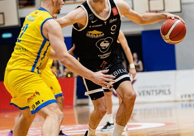 LAT-EST: VALMIERA GLASS VIA : BK Ventspils Foto: Dāvis Lejasmeiers