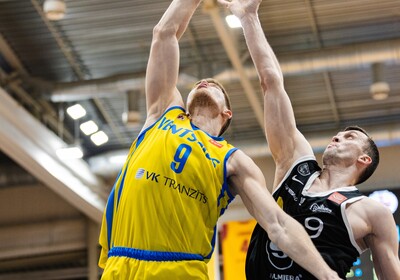 LAT-EST: VALMIERA GLASS VIA : BK Ventspils Foto: Dāvis Lejasmeiers