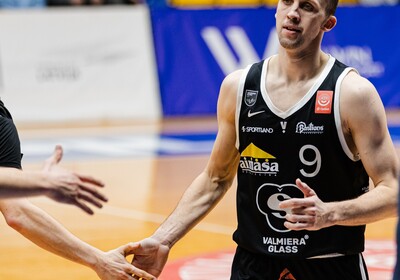 LAT-EST: VALMIERA GLASS VIA : BK Ventspils Foto: Dāvis Lejasmeiers