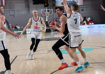LAT-EST 1/4fināls 1.spēle: VALMIERA GLASS VIA : TalTech/ALEXELA