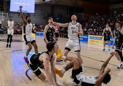 LAT-EST 1/2fināls 2.spēle: VALMIERA GLASS VIA : VEF Rīga