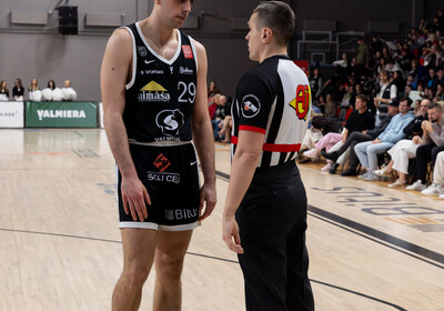 LAT-EST 1/2fināls 2.spēle: VALMIERA GLASS VIA : VEF Rīga