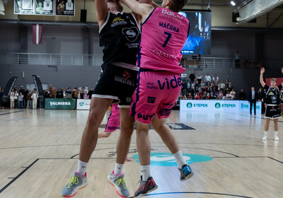 LBL 1/2 fināls 1. spēle: VALMIERA GLASS VIA : Rīgas Zeļļi Sefinance