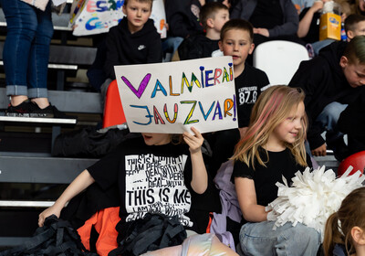 LBL 1/2 fināls 1. spēle: VALMIERA GLASS VIA : Rīgas Zeļļi Sefinance