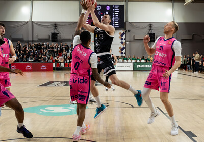 LBL 1/2 fināls 1. spēle: VALMIERA GLASS VIA : Rīgas Zeļļi Sefinance