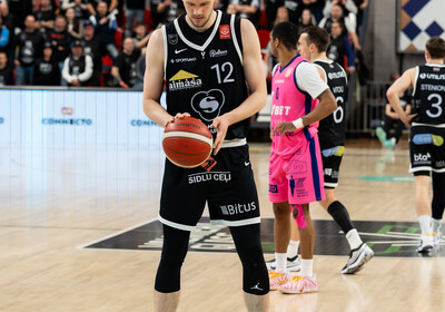 LBL 1/2 fināls 1. spēle: VALMIERA GLASS VIA : Rīgas Zeļļi Sefinance