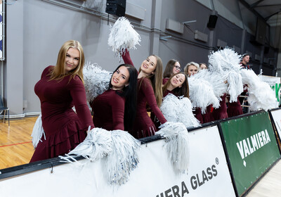 LBL 1/2 fināls 1. spēle: VALMIERA GLASS VIA : Rīgas Zeļļi Sefinance