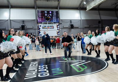 LBL 1/2 fināls 1. spēle: VALMIERA GLASS VIA : Rīgas Zeļļi Sefinance