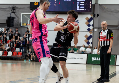 LBL 1/2 fināls 1. spēle: VALMIERA GLASS VIA : Rīgas Zeļļi Sefinance